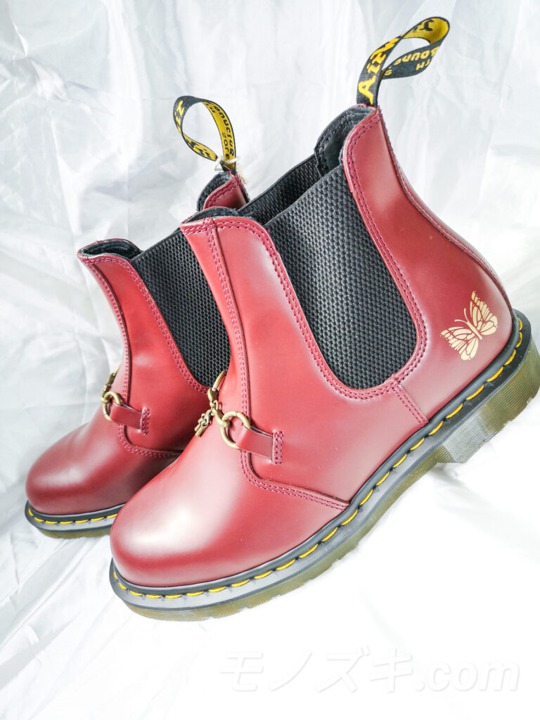 Dr.Martens×Needleコラボ サイドゴアブーツ 横から