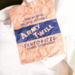 ARMY TWILL SANFORIZED 紙タグ