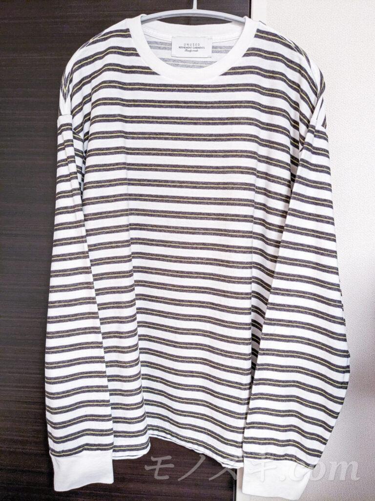 UNUSED（アンユーズド）US2116 Long sleeve border t-shirt