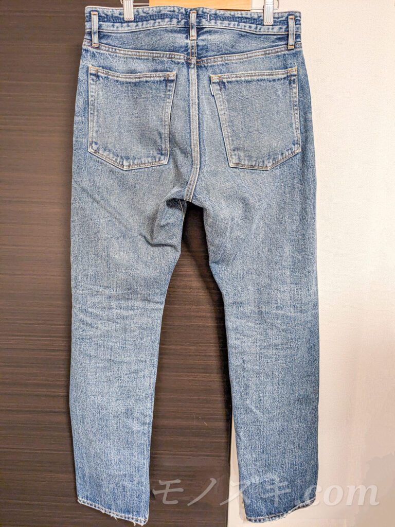 nonnative DWELLER 5P JEANS 03 セルビッジデニム バックスタイル