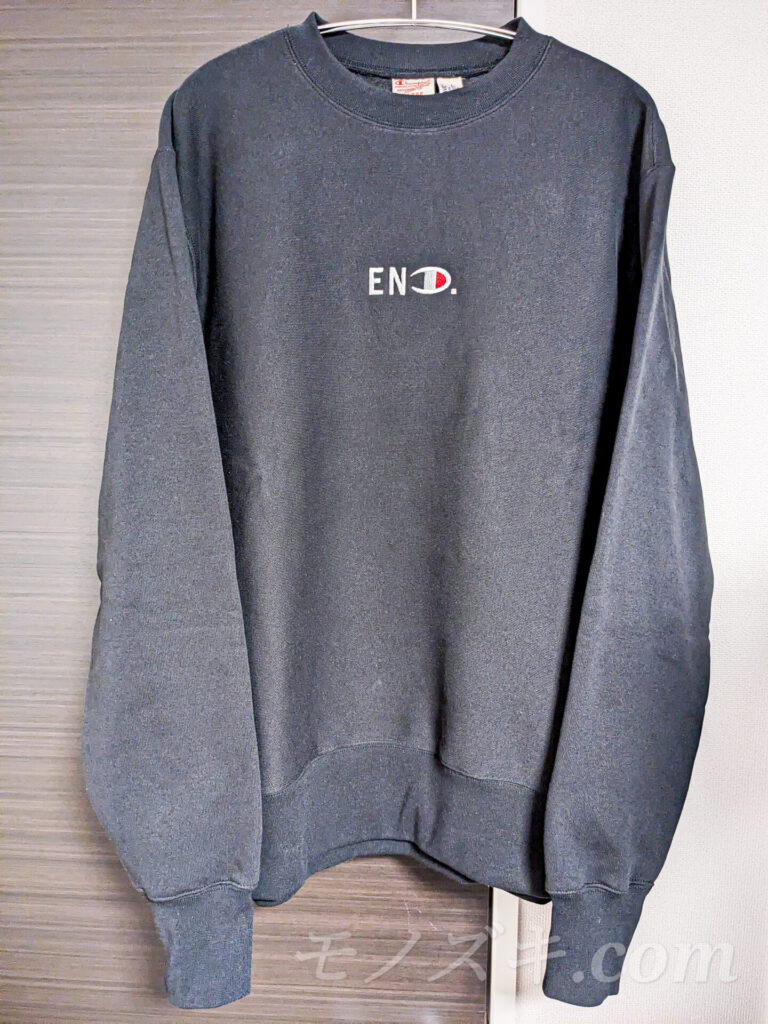 END. × Champion（チャンピオン）コラボスウェット リバースウィーブ