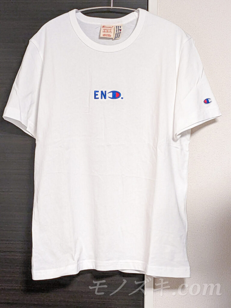 END. × Champion（チャンピオン）コラボTシャツ