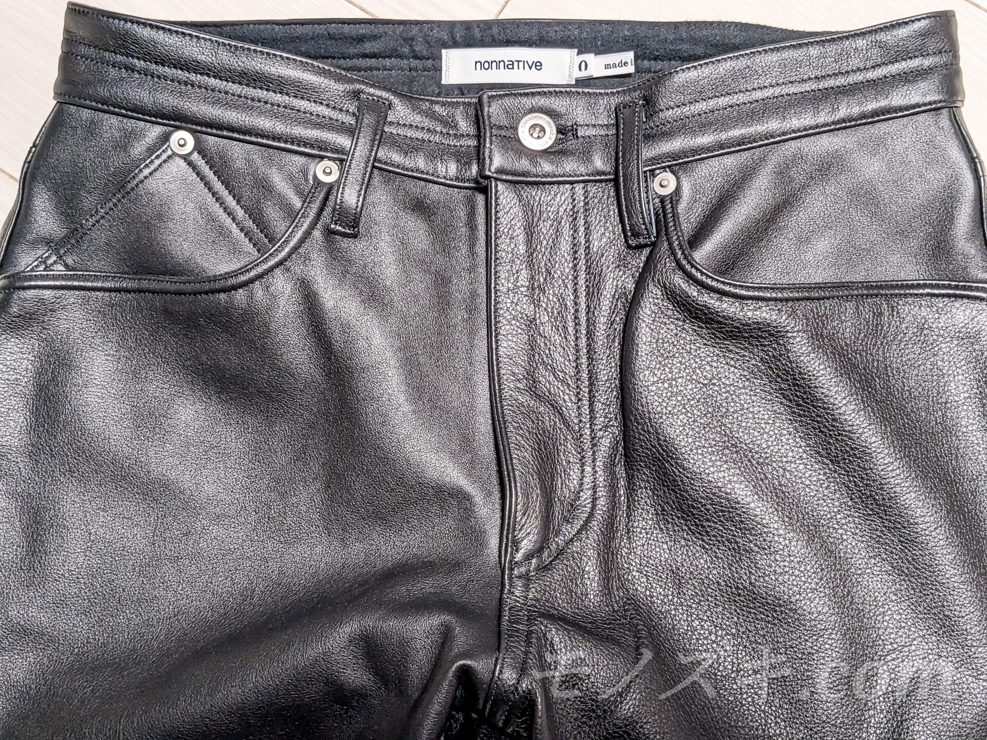 DWELLER 5P JEANS 01 COW LEATHER サムネイル