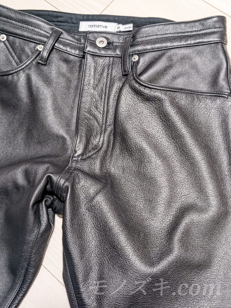 DWELLER 5P JEANS 01 COW LEATHER ECCO社プレミアムレザー