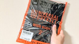 UNIVERSAL OVERALL（ユニバーサル オーバーオール）2Pパック ワイドヘビーウェイト ノースリーブ