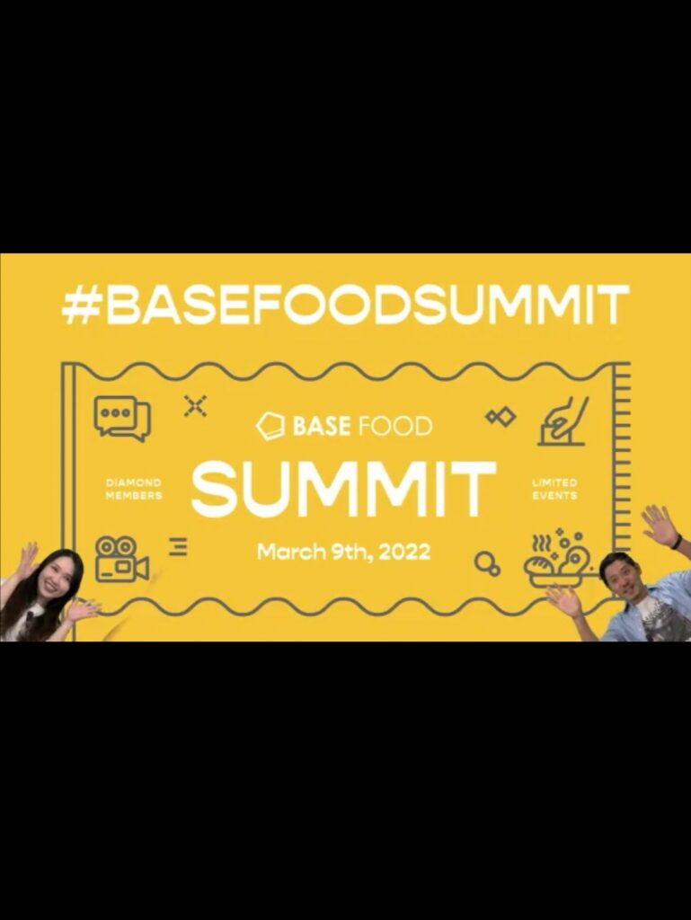 BASEFOOD SUMMIT オープニング