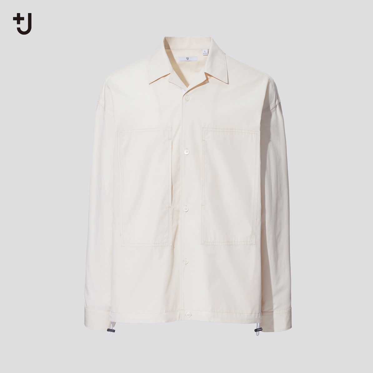 ユニクロ+J 2021SS スーピマコットンオーバーサイズシャツ ブルゾン