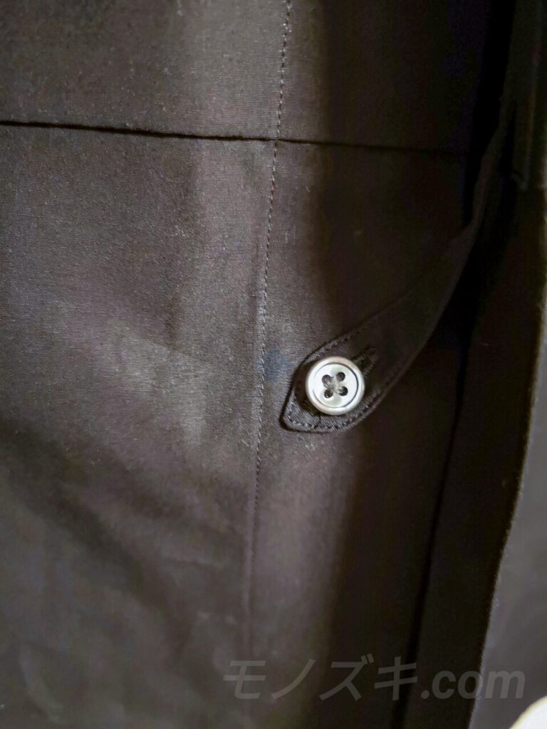 ユニクロ×ジルサンダー「+J」スーピマコットン オーバーサイズシャツ ボタン留めループ