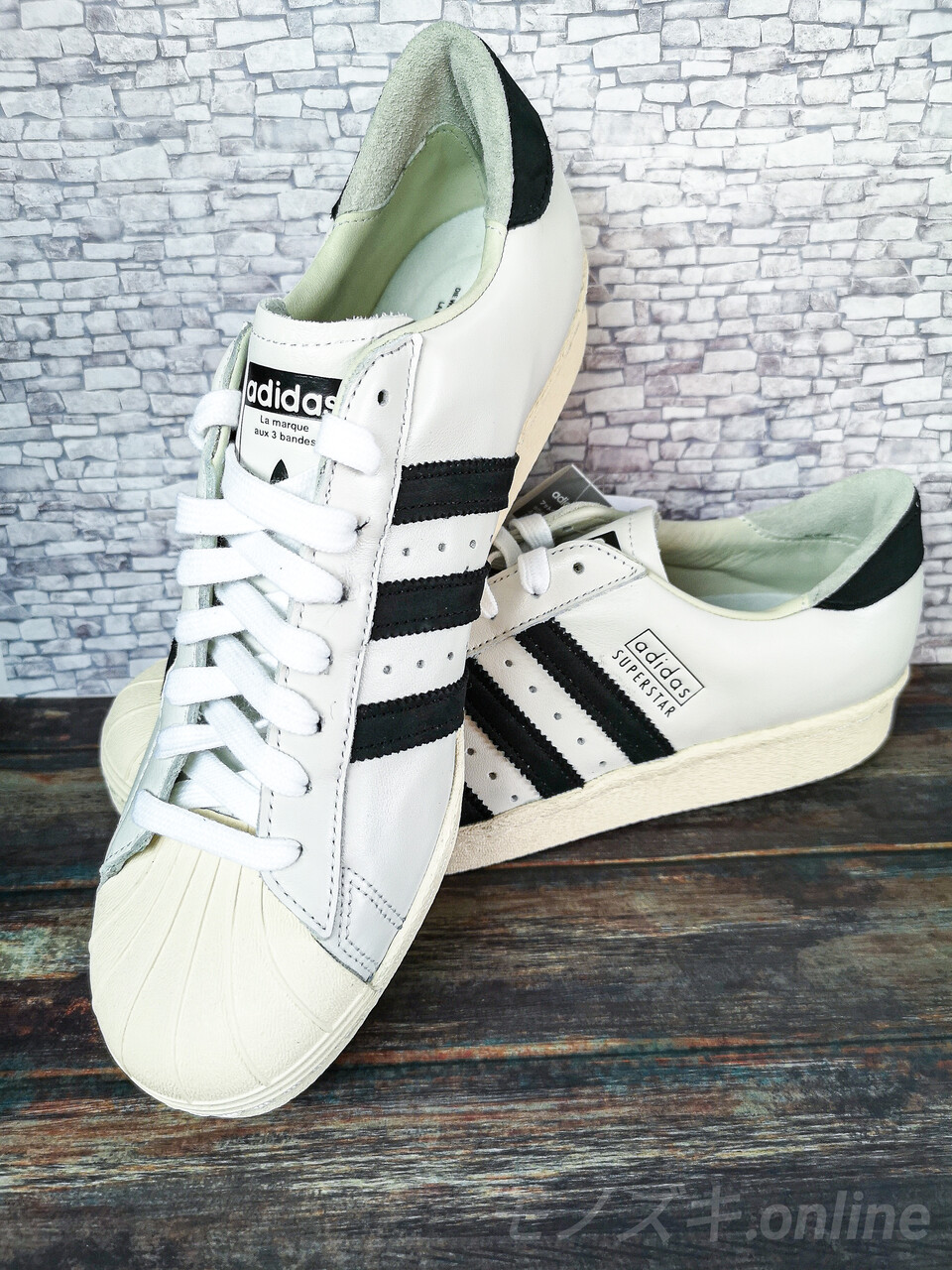 美品24.5 adidas SS80S RECON アディダス スーパースター 80s リコン